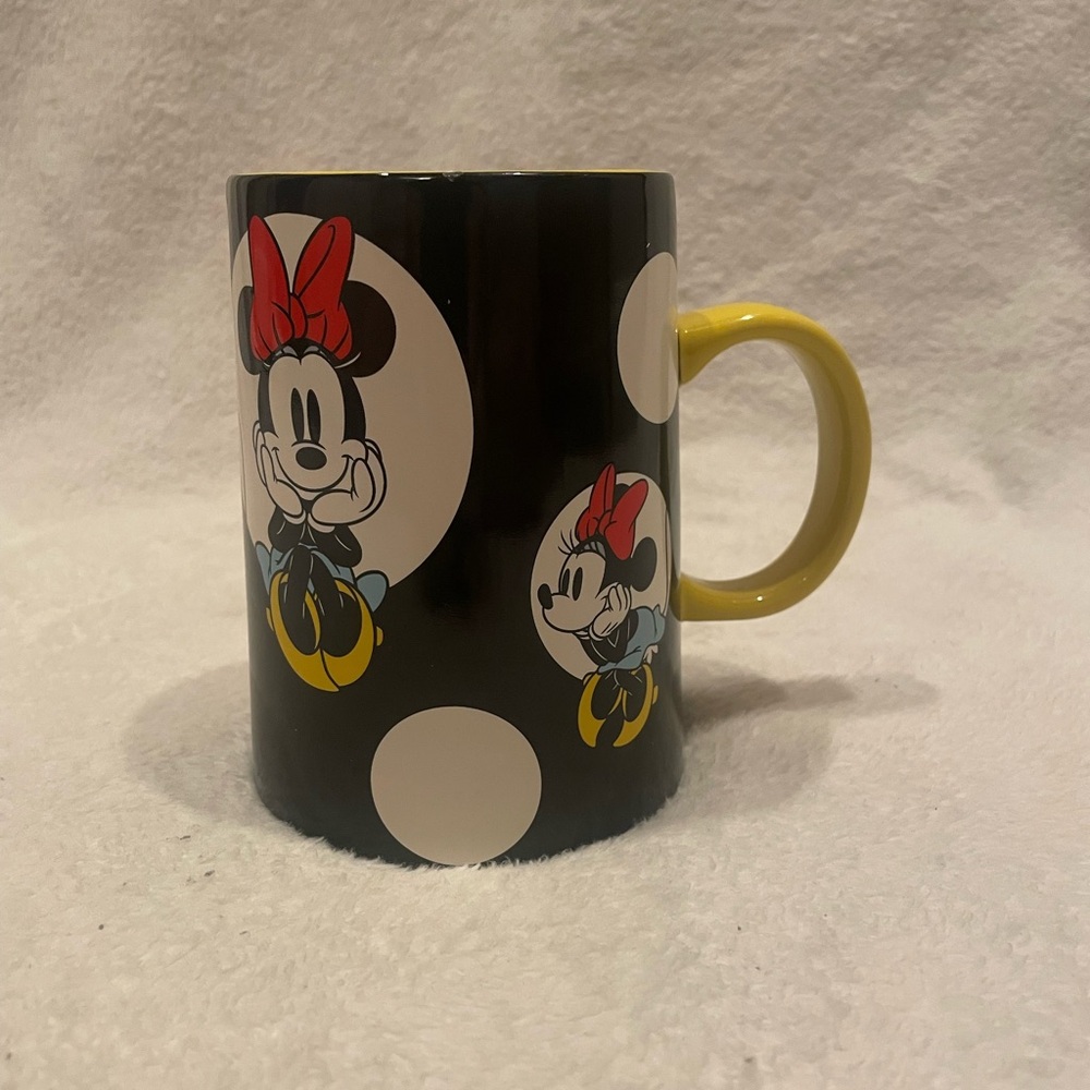Disney Black and Yellow Minnie Mouse Mug